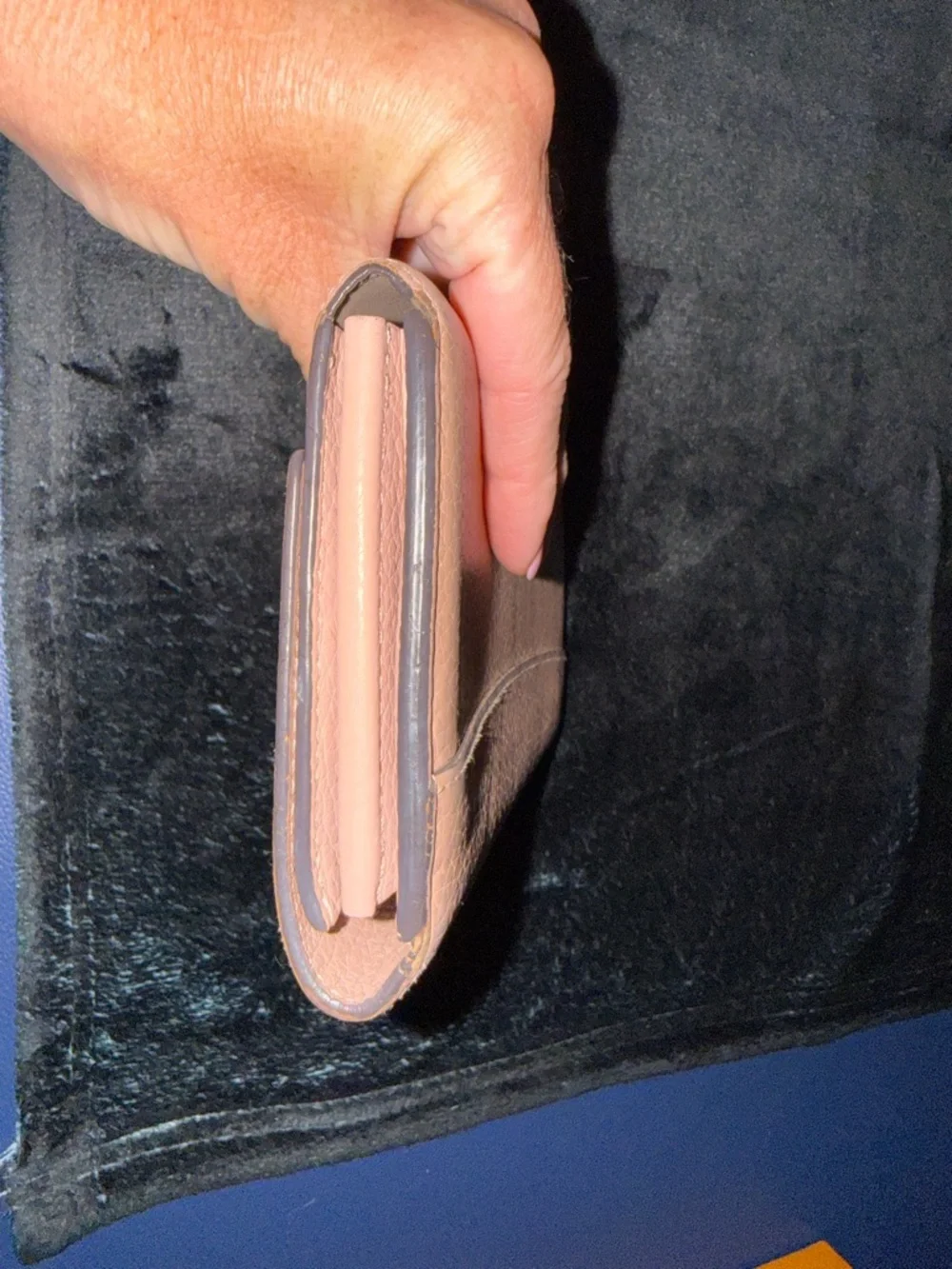 Louis Vuitton Pink Leather Chain Wallet Full Set with Box - Picture 7 of 14